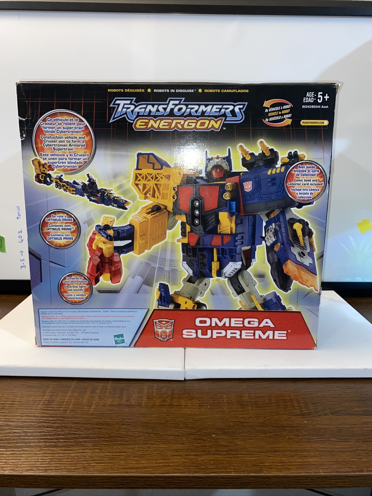 Hasbro Transformers Energon Omega Supreme Action Figure 76930803424 eBay