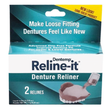 D.O.C. Reline-It Denture Reliners 2-Reliners per box