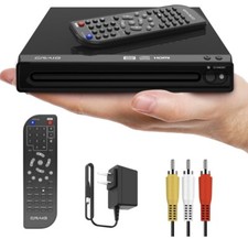 Craig CVD401A Compact HDMI DVD Player with Remote in Black  Compatible with DVD
