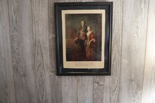 The Courtship of George Washington and Martha Dandridge Custis 1954 Lithograph