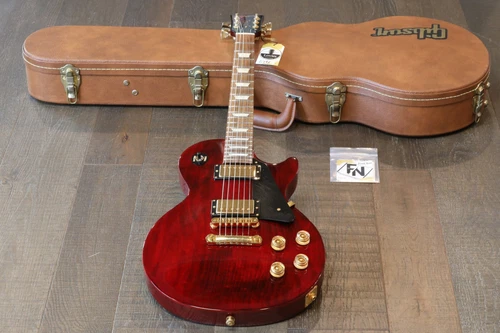 2017 Gibson Les Paul Studio Electric Guitar Trans Cherry + OHSC