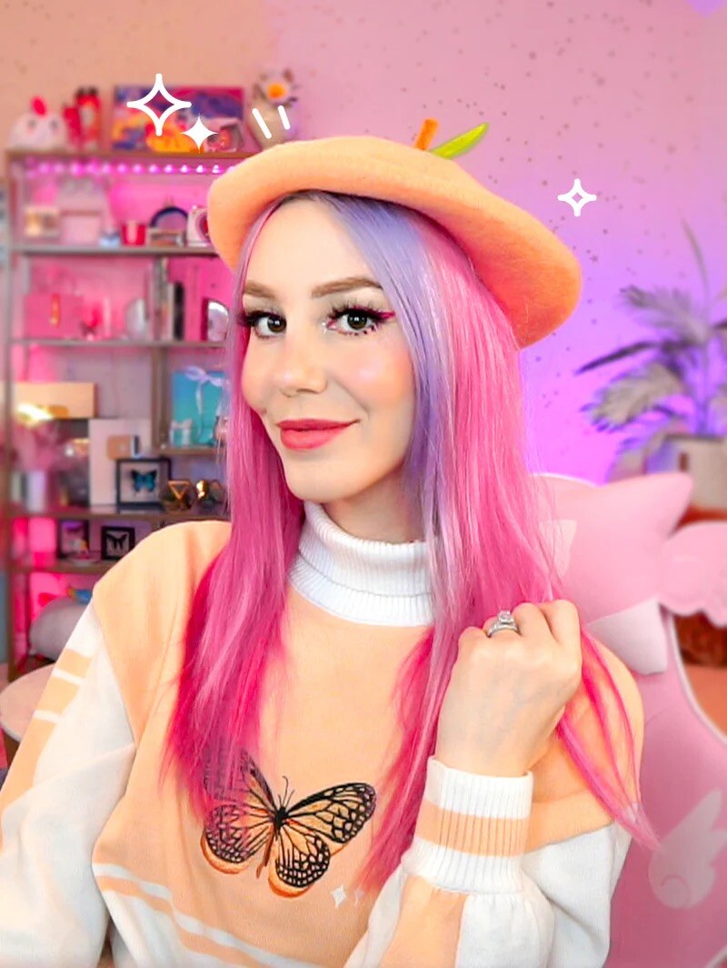 Stay Peachy Peachy Beret View 6