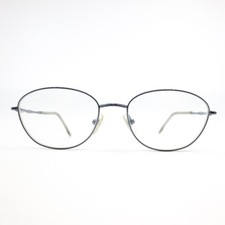 Luxottica Lu9520 1027 Eyeglasses metal round silver Frames 52-17-135