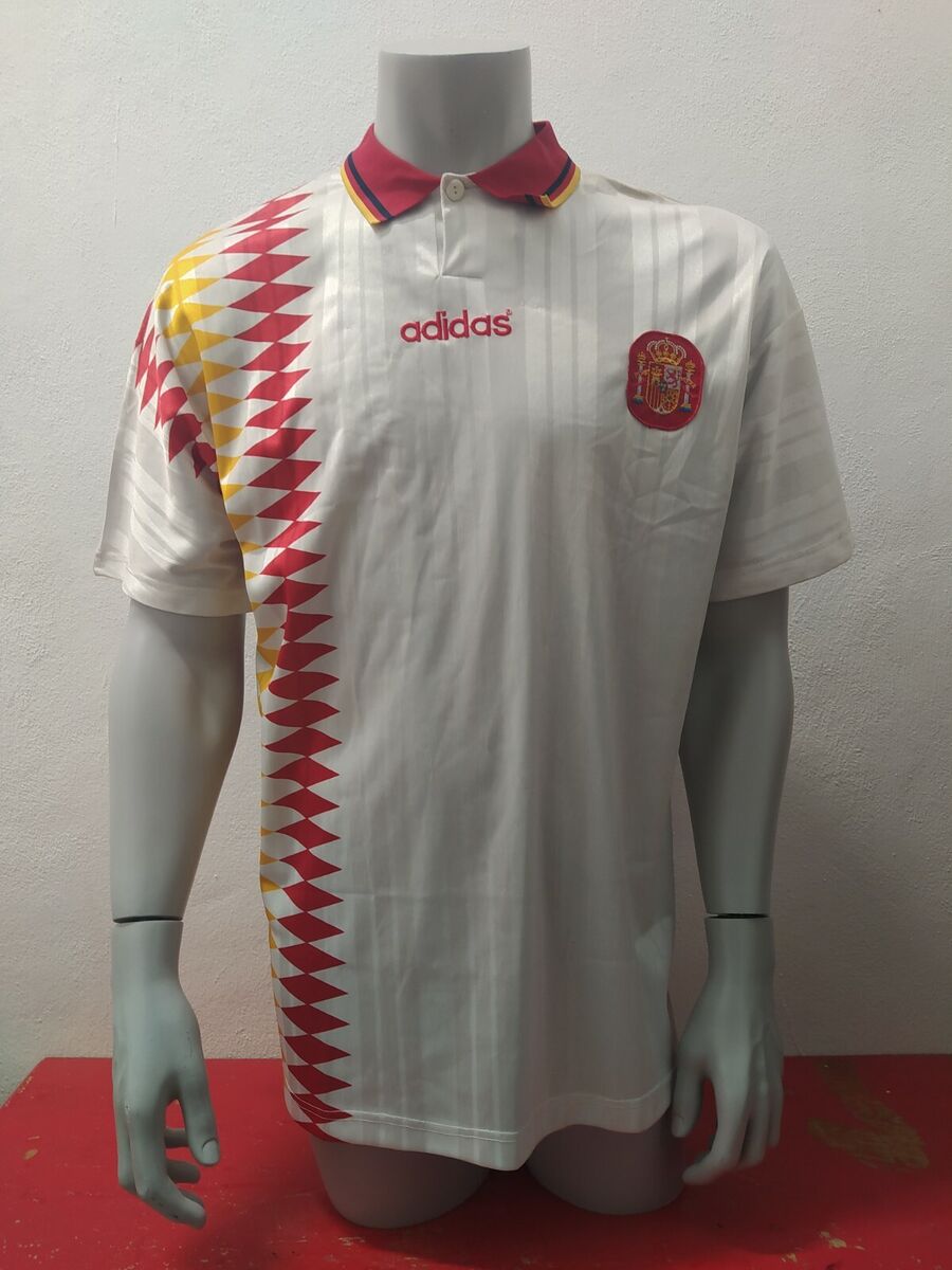 1994-96 (Adidas) Spanish Football Team XL - White - New | eBay 1994-96 (Adidas) Spanish Football Team XL - White - New | eBay