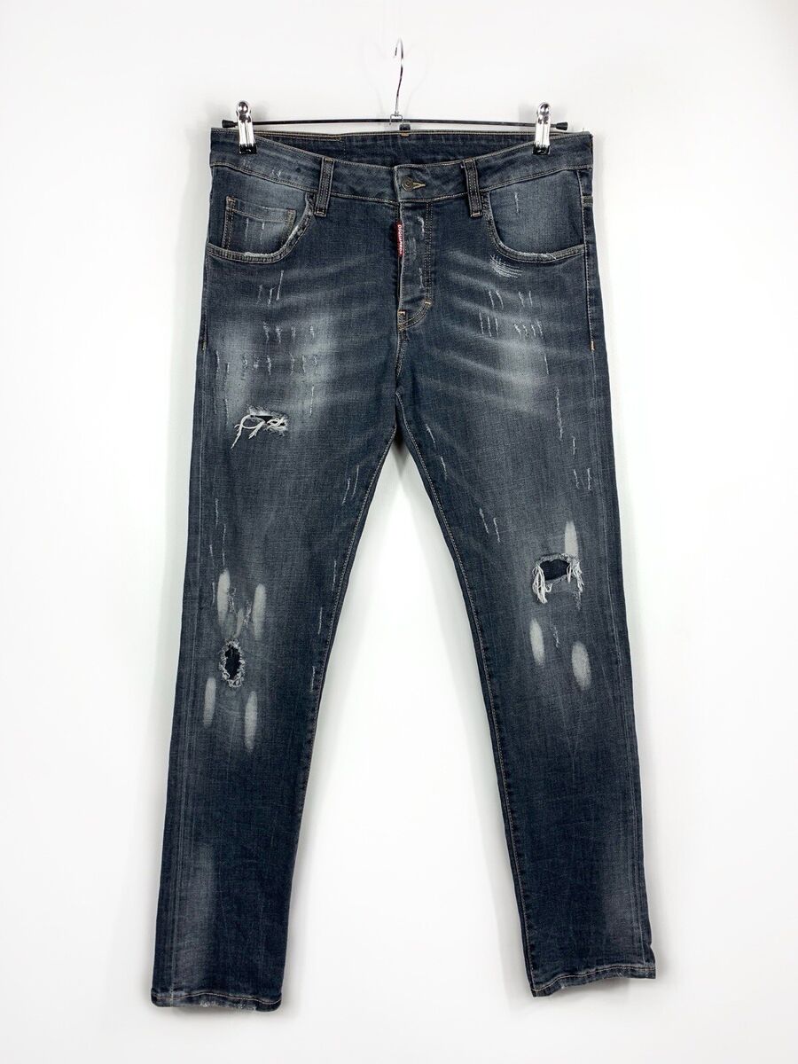 Dsquared2 Skinny Dan Jeans Denim Grey Size 50 Distressed | eBay Dsquared2 Skinny Dan Jeans Denim Grey Size 50 Distressed | eBay