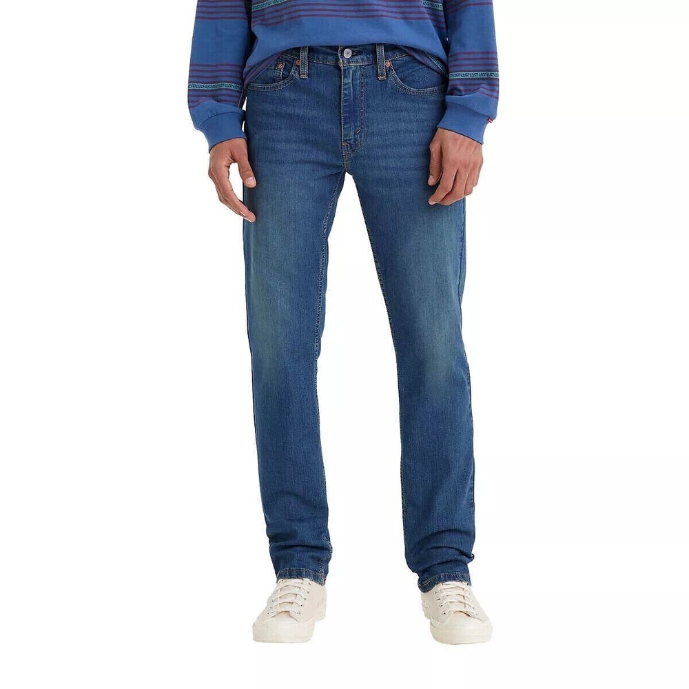 Levi's Men's 511 Slim Stretch Sits Below Waist  Jeans, Blue, 36 x 34