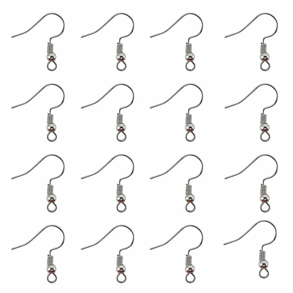 US 100 HÁGALO USTED MISMO JOYERÍA Hacer Hallazgos Pendiente Gancho Bobina Oreja Alambre Gancho Francés Foto 3 de 4