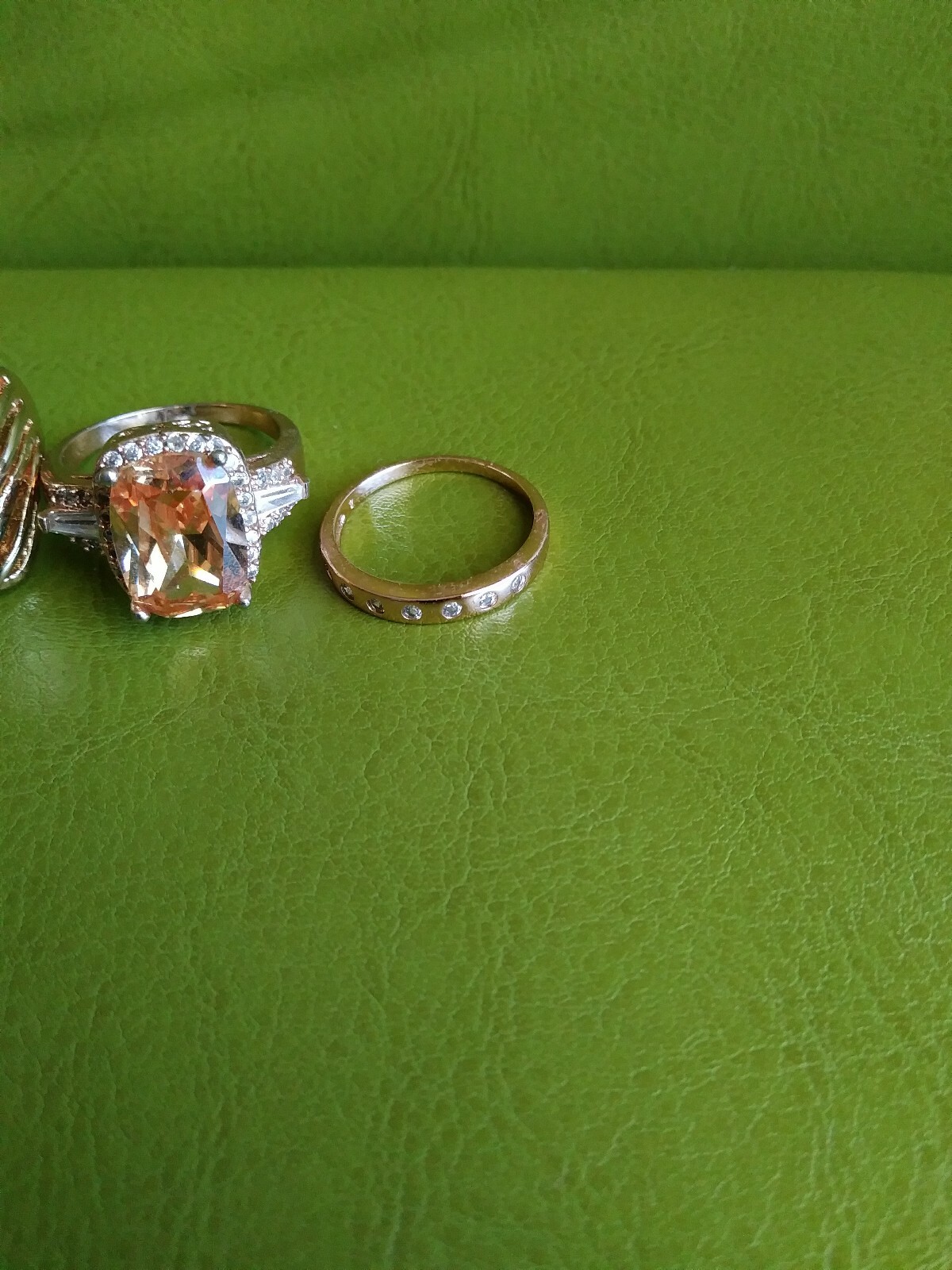 Rings Bronze colored Citrine Costume Jewelry Ring lot Size 9 eBay