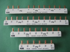 ABB Sammelschiene Kammschiene Strom Phasen Schiene 1 / 3-polig PS3/12 PS3/12 FI 