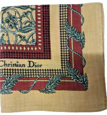 HANDKERCHIEF VINTAGE CLASSIC PAISLEY PATTERNED COTTON 18"