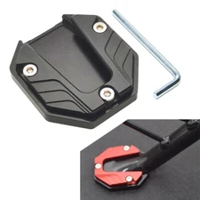 Motorcycle Bikes Kickstand Extender Foot Side Stand Extension Pad Support Plate