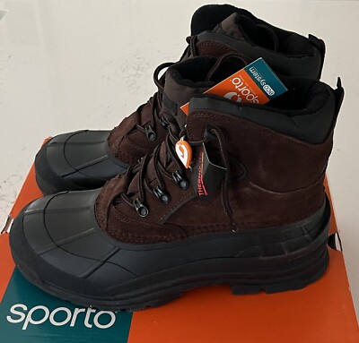Sporto - Manny Walking / Hiking Boot Shoe Size: 12 M Color: Brown, NIB