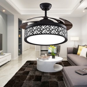 Details About 42 Black Nest Ceiling Fans Light Remote 3 Color Changing Led Chandelier Fixture