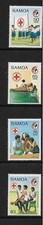 1989 Red Cross set of 4 Stamps Complete MUH/MNH as Issued 