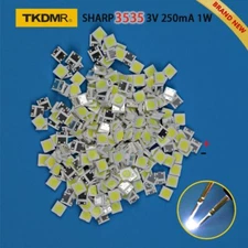 TKDMR 100pcs SHARP LED LED Backlight 1W 3535 3V for LED TV Backlight Strip