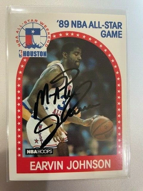 Aros de la NBA 1989 autógrafos auténticos elige al jugador Magic Pippen Malone Miller Webb+ Foto 2 de 4