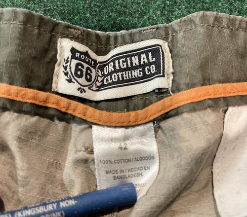 VTG Route 66 Shorts Mens Size 42 Camouflage Cargo Fatigue Military - Picture 4 of 6