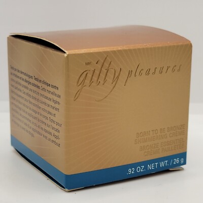 Mary Kay Bronze Shimmering Creme Gilty Pleasures Born To Be Bronze .92 Oz. NEW