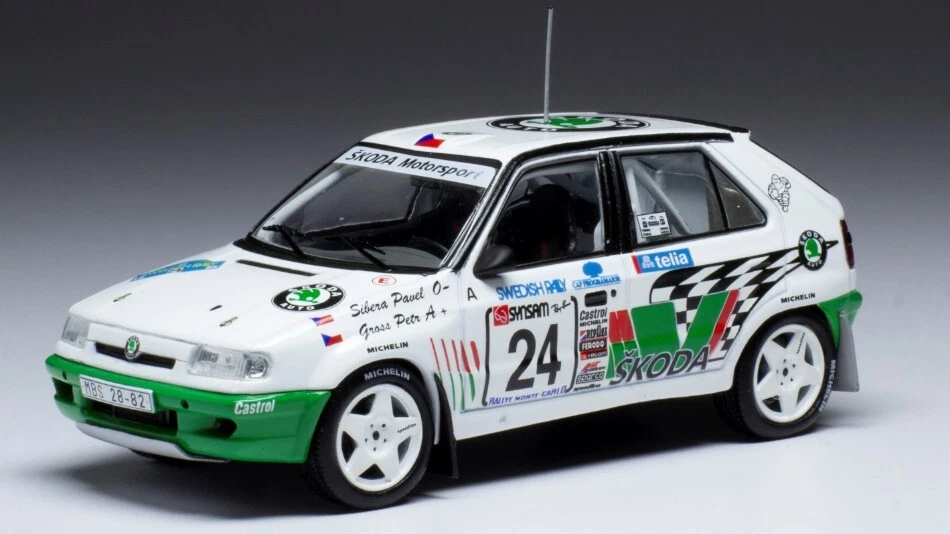 Skoda Felicia Plastique Kit Voiture #24 Rally Sweden 1995 Sibera / Gross 1:43 - Photo 1/1