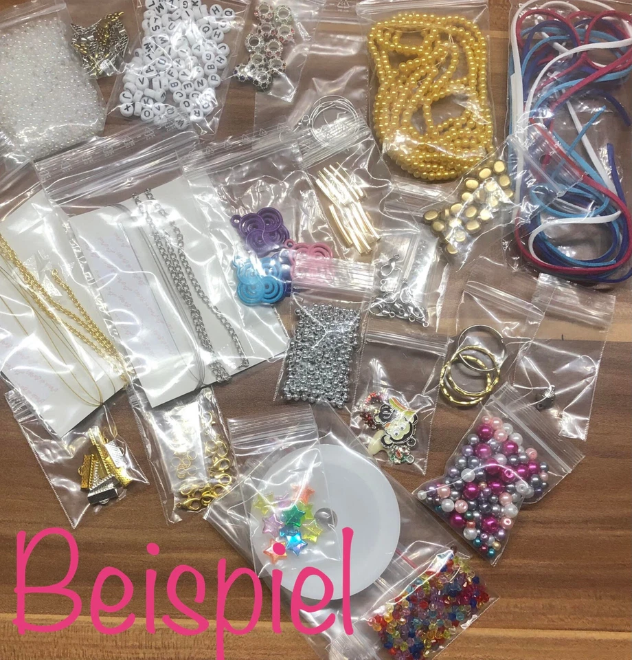 Limitierte Schmuck-Bastel-Posten-Box Armband Kette Ohrringe selber machen ANGEBO - Bild 3 von 4