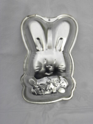 Metal Rabbit or Bunny with Easter Egg Cake Pan or Mold #2