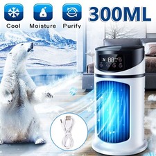 Portable Mini Air Cooler USB Air Conditioner Humidifier Purifier Cooler Fan UK