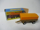 Matchbox Lesney Superfast SF2 Mercedes Trailer- gold, YELLOW CANOPY, boxed