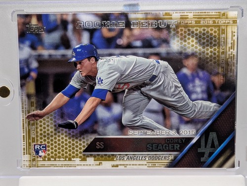 Corey Seager [Gold] #US279 2016 Topps Update card