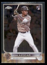 2022 Topps Chrome Update #USC46 Jose Azocar RC