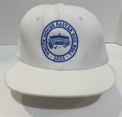 2022 WHITE HOUSE EASTER EGG ROLL EVENT HAT CAP WHITE LIMITED OFFICIAL PreOwned