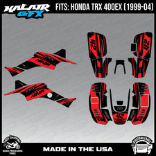 Graphics Kit for ATV Honda TRX 400EX (1999-2004) Lethal Series - RED-SHIFT