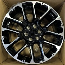 Black Silver 22 Notched Honeycomb Wheels 2000-2026 Gmc Sierra Yukon Denali Black Silver 22 Notched Honeycomb Wheels 2000-2026 Gmc Sierra Yukon Denali