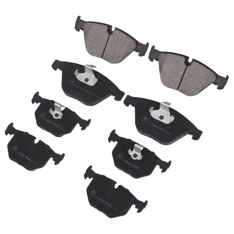 前后陶瓷刹车片适用于宝马 525i 525xi 528i xDrive 528xi 530i 530xi — 第 3/4 张图片