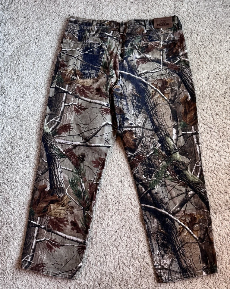 RedHead Bass Pro Realtree Camo Hunting Pants 38x30 Men’s Field Jeans Outdoor - Image 4 of 4