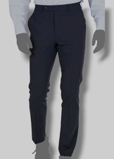 Bar III Men's Blue Skinny-Fit Wool Stretch Dress Pants Size 34W x 30L