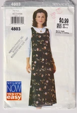 4803 BUTTERICK See & Sew - JUMPER - Sz 12