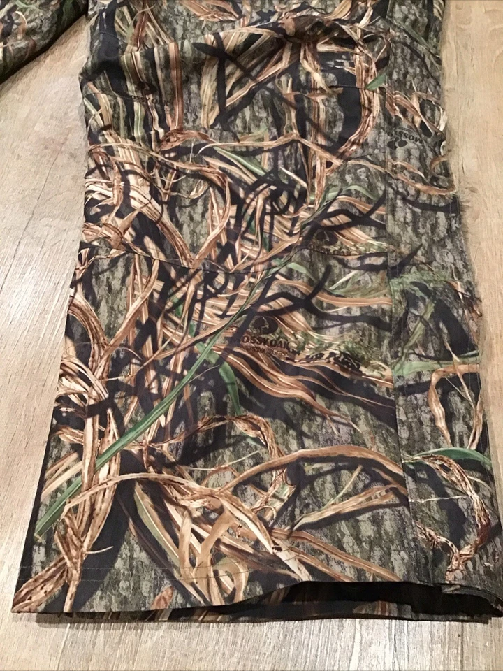 New Cabelas Pants Mens 4XL Gore Tex Mossy Oak Shadow Grass Hunting Rain Wear - Image 3 of 4