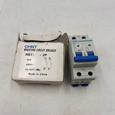 NEW IN BOX CHINT CIRCUIT BREAKER  NB1-63 D1 1 POLE 5000 A AMP