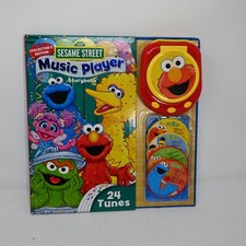 Sesame Street Music Player Storybook 24 Tunes Complete Tested Working