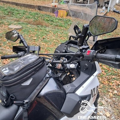 E-geprüft Motorrad Spiegel für Kawasaki KLR650 Dirt Bike Dual Sport Adventure