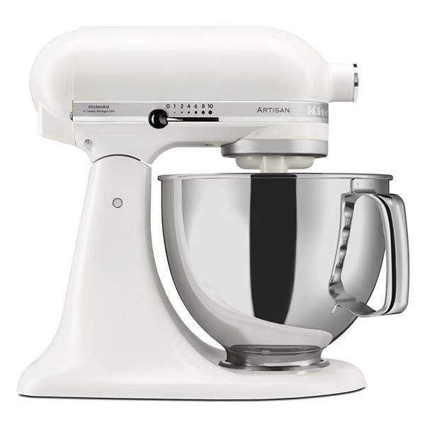 Robot culinaire KitchenAid 5KSM175PSEPL en porcelaine blanche, 4,8 L