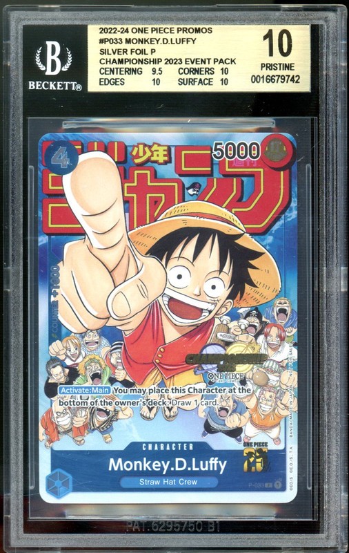 Monkey D. Luffy One Piece 2023 CS Event Pack Promo English P-033