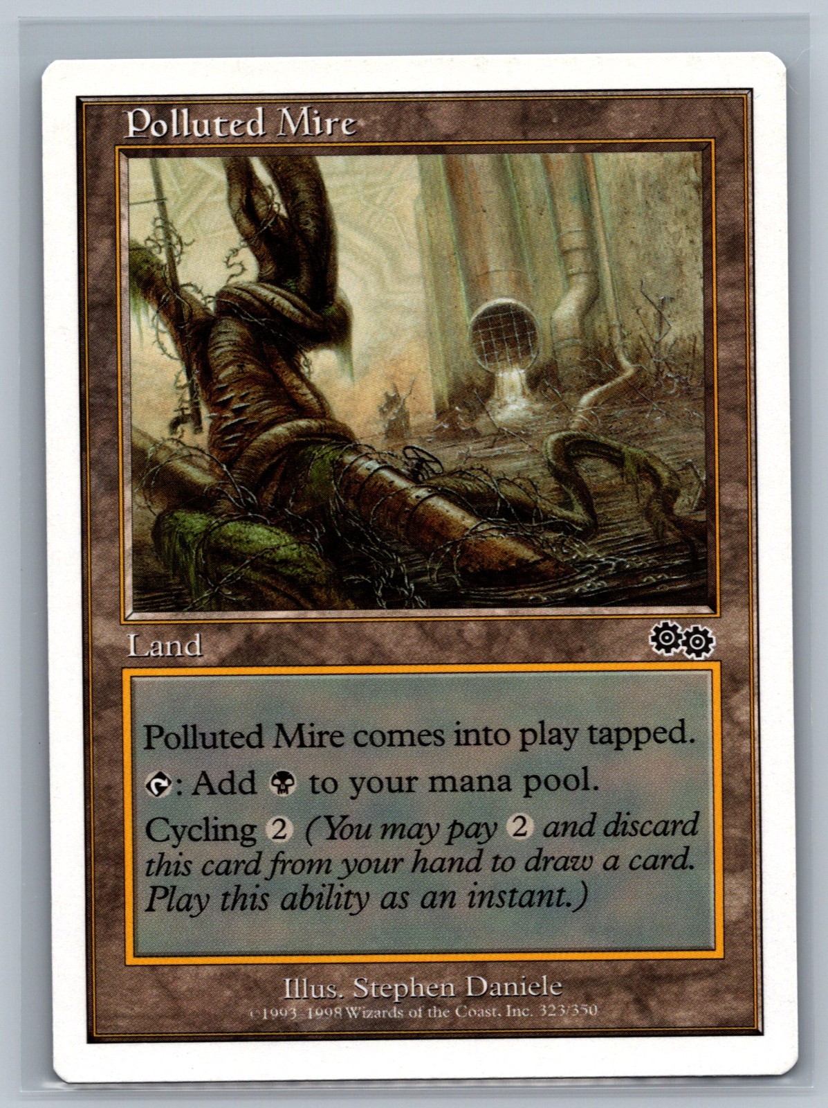 Magic The Gathering Anthologies Polluted Mire #323/350 MTG TCG CCG