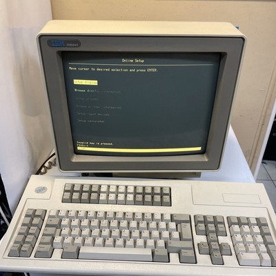 Nice ~ IBM 3487 InfoWindow II Display Station 1993 with IBM P/N