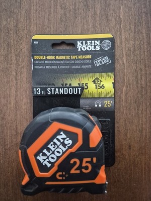  Brand NEW Klein Tools #9225 25  Ft Tape Measure Heavy-Duty  Orange/Black 
