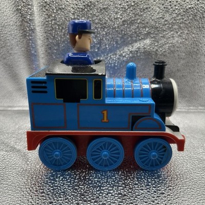 Thomas the Tank Engine Train Push Down and Go 6'' Toy Driver Toby 2004 READ
