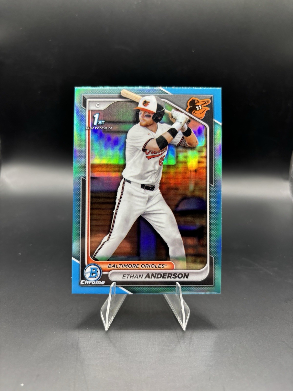 2024 Bowman Draft - Chrome Ethan Anderson #BDC-79 Sky Blue Refractor (RC)