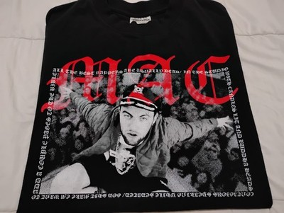 Mac Miller Tshirt Men s Size L, ''All The Best Rappers Are Dead'' Shaka Wear L1