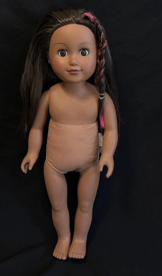 "De colección 2013 Cititoy My Life As A Doll niña afroamericana GS125 pelo liso 18""" Foto 4 de 4