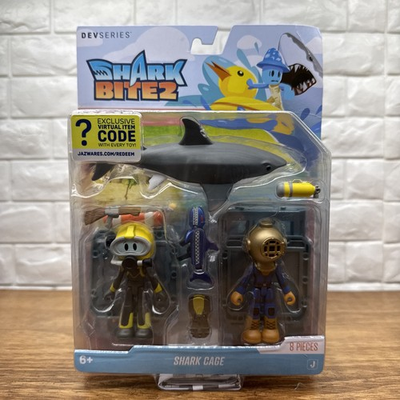 #ad #ad DEVSERIES Game Pack w Code Shark Bite 2: Shark Cage Diver Sea Diver 3 Pack New $21.95
